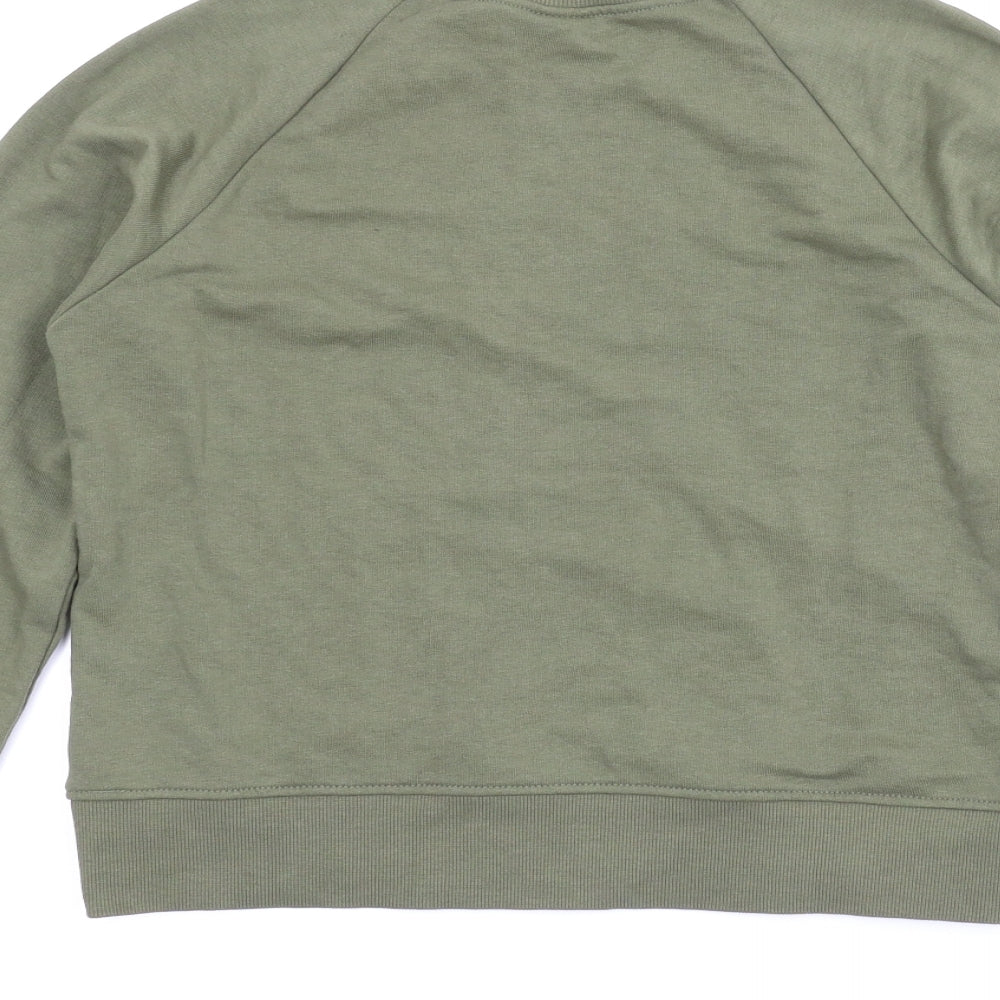 H&M Womens Green Pullover Jumper Size XS