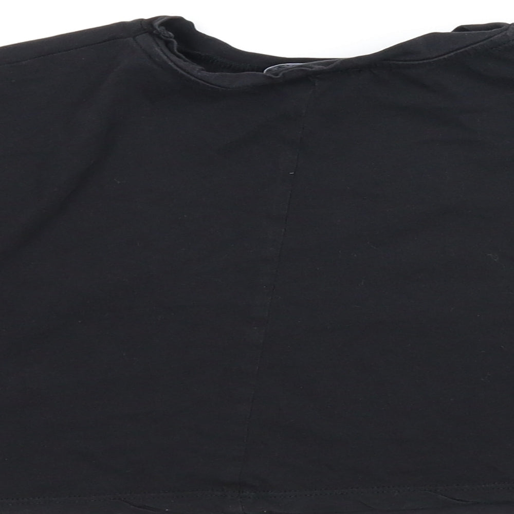 New Look Girls Black Cropped Tank Size 10-11 Years