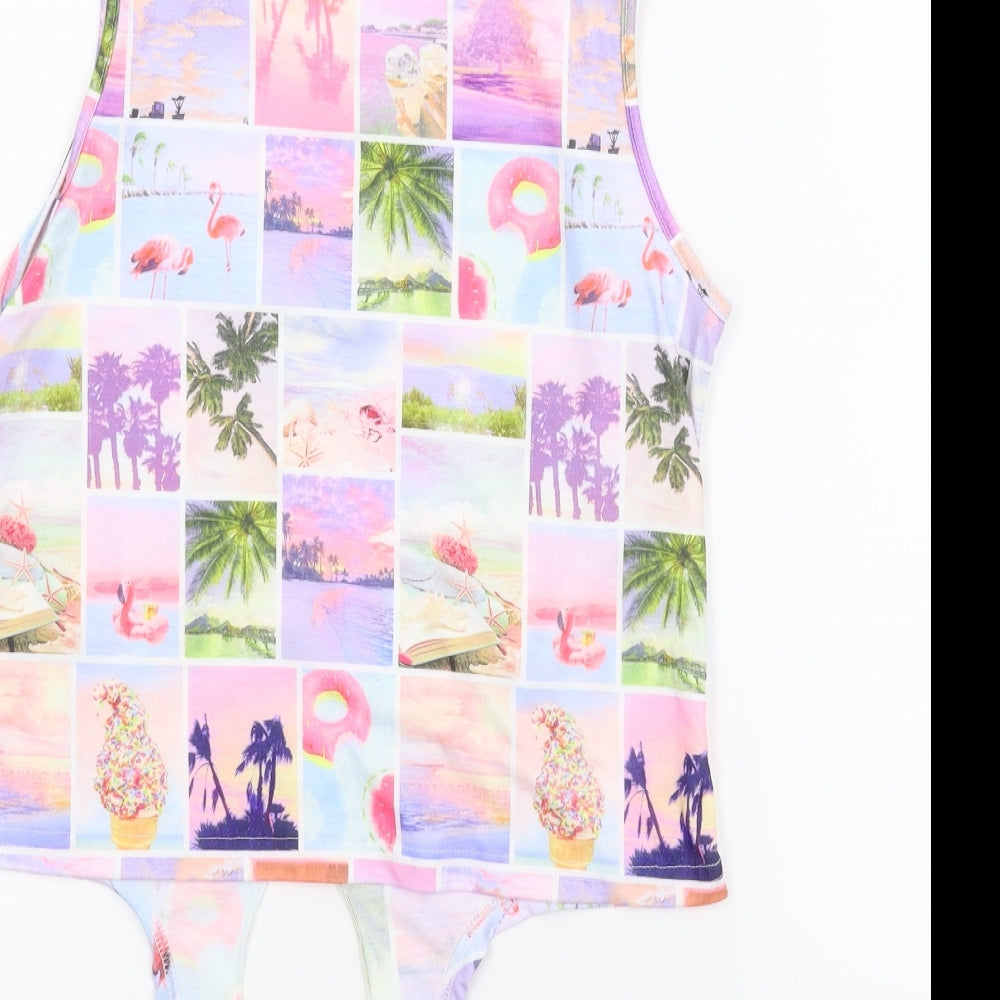 SheIn Girls Multicoloured Basic Tank Size 11-12 Years