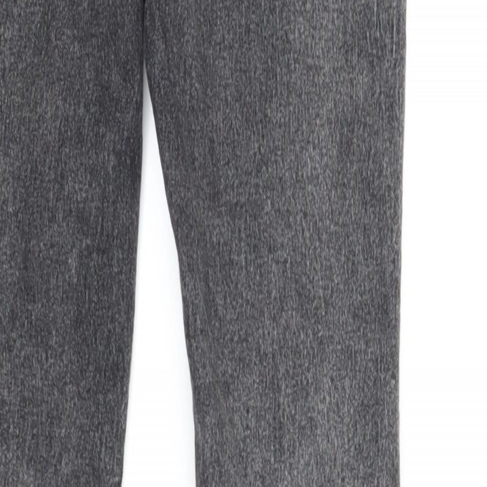 Preworn Girls Grey Denim Skinny Jeans Size 12-13 Years