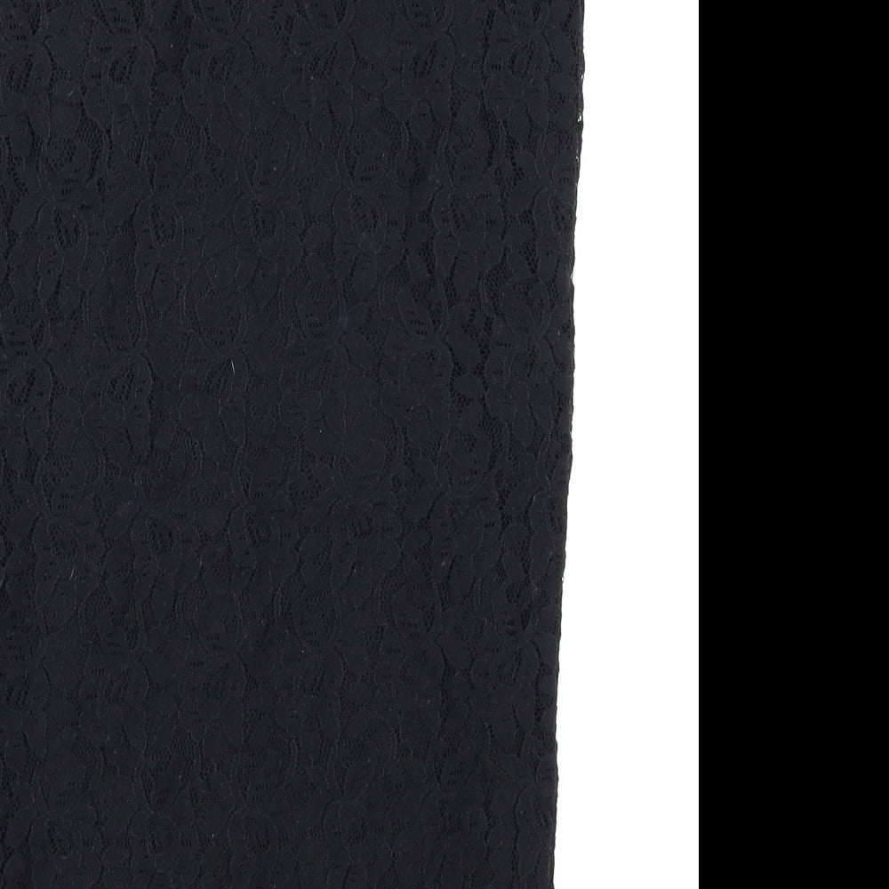 G21 Womens Black Straight & Pencil Skirt Size 12