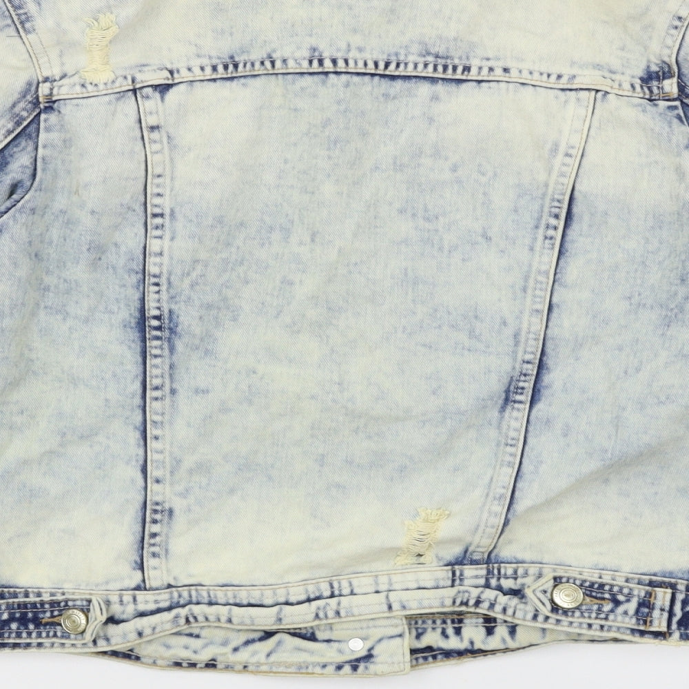 Denim Co Womens Blue Denim Jacket Size 10
