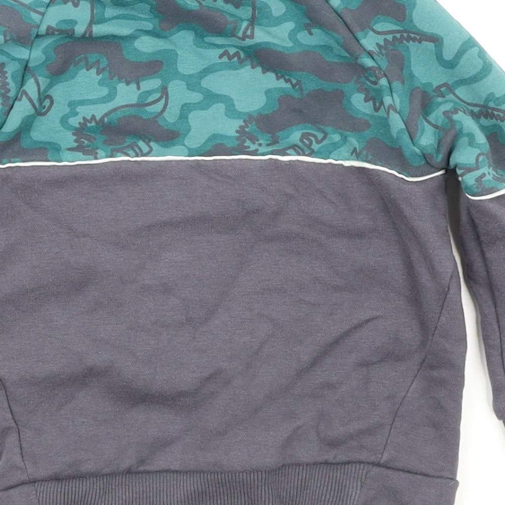 George Boys Grey Pullover Sweatshirt Size 2-3 Years - DInosaur