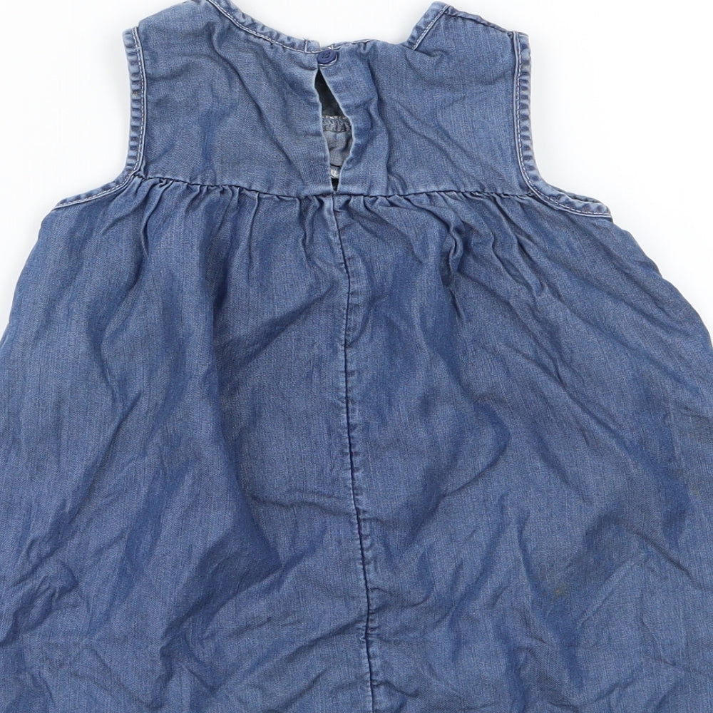 NEXT Girls Blue Denim A-Line Size 3 Years