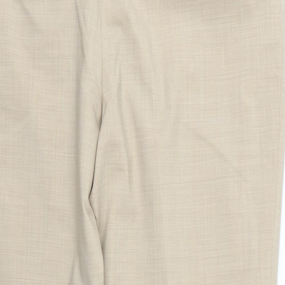 Artigiano Womens Beige Trousers Size 16 L30 in
