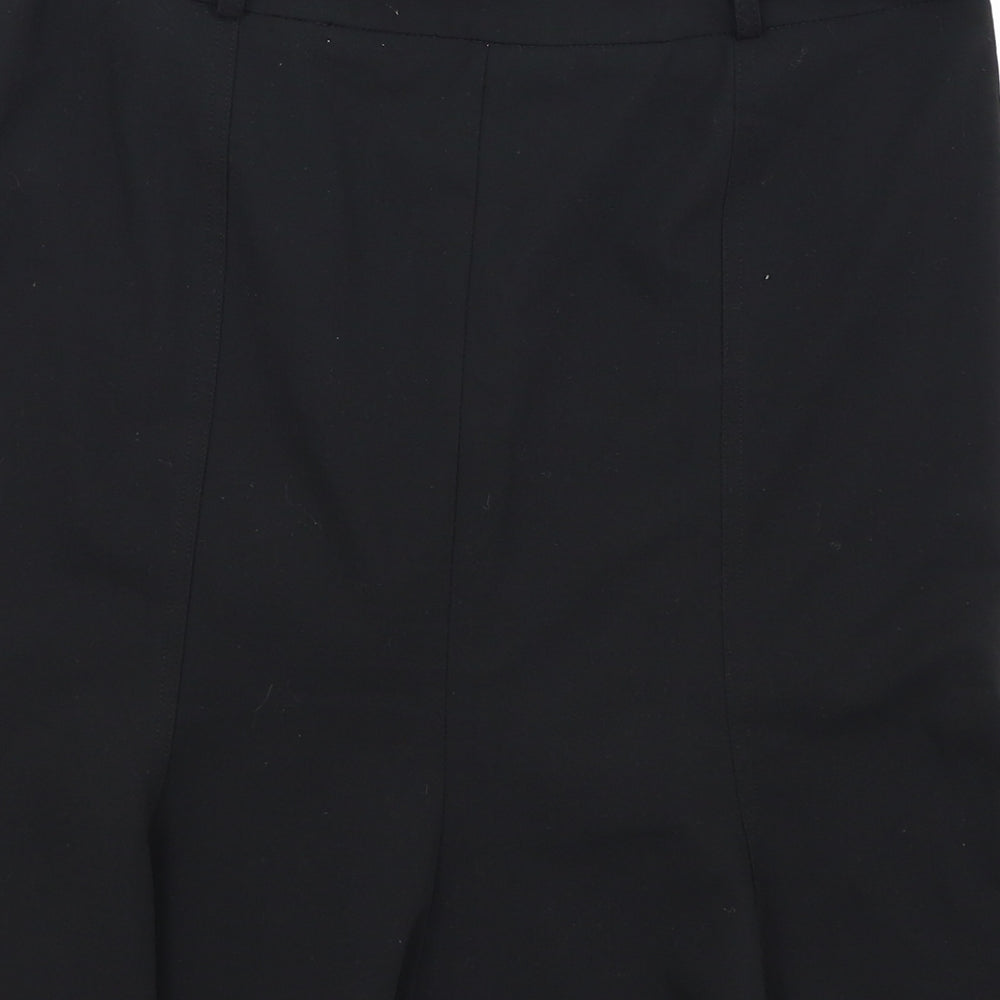 River Island Womens Black Pleated Skirt Size 10