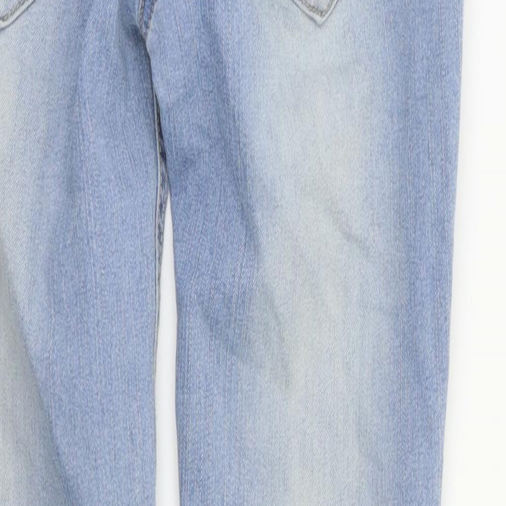 BENETTON JEANS Girls Blue Skinny Jeans Size XL