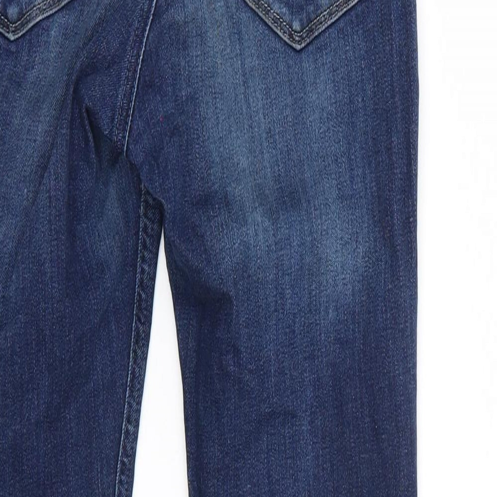 Preworn Womens Blue Straight Jeans Size 28 L32 in