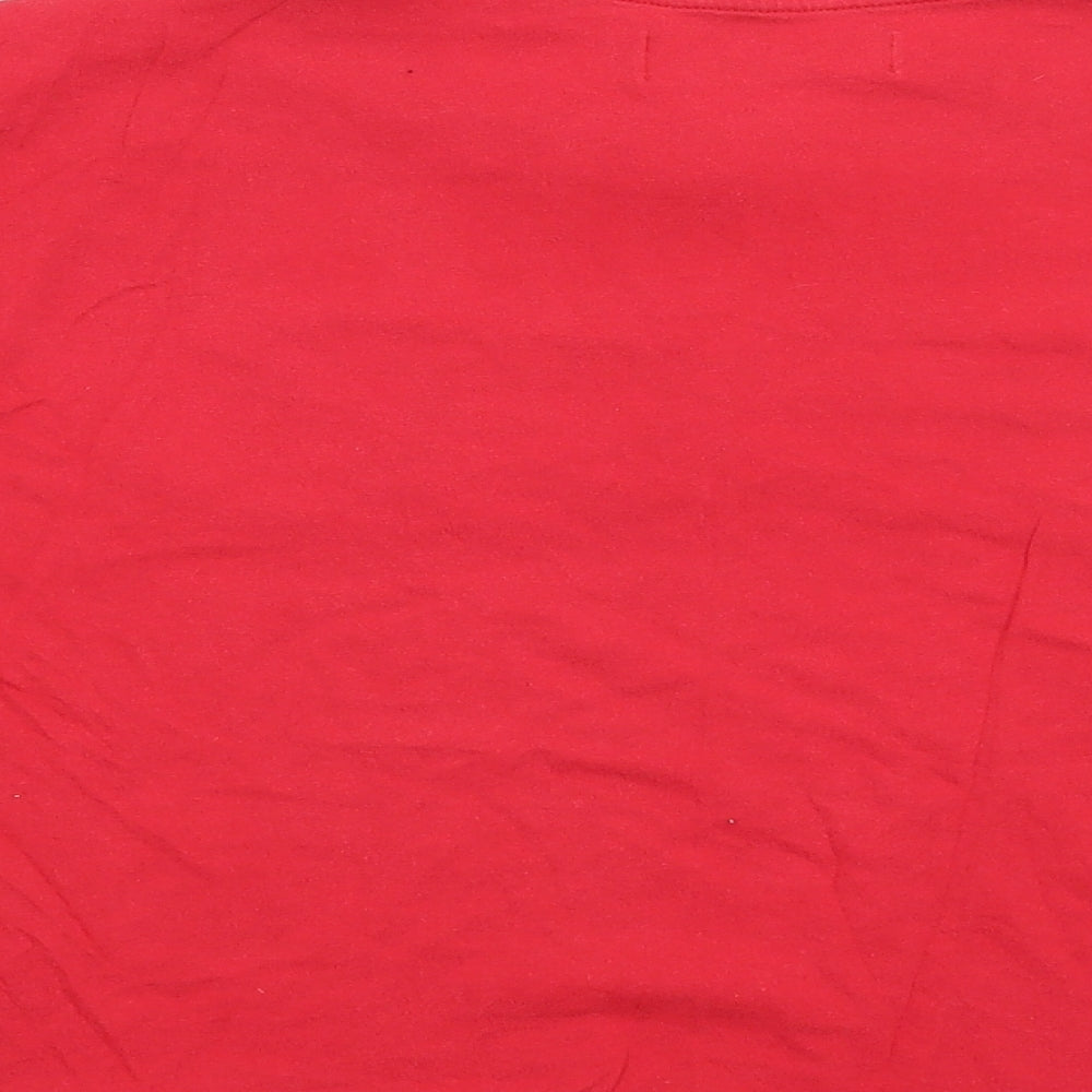 Preworn Womens Red Basic T-Shirt Size S
