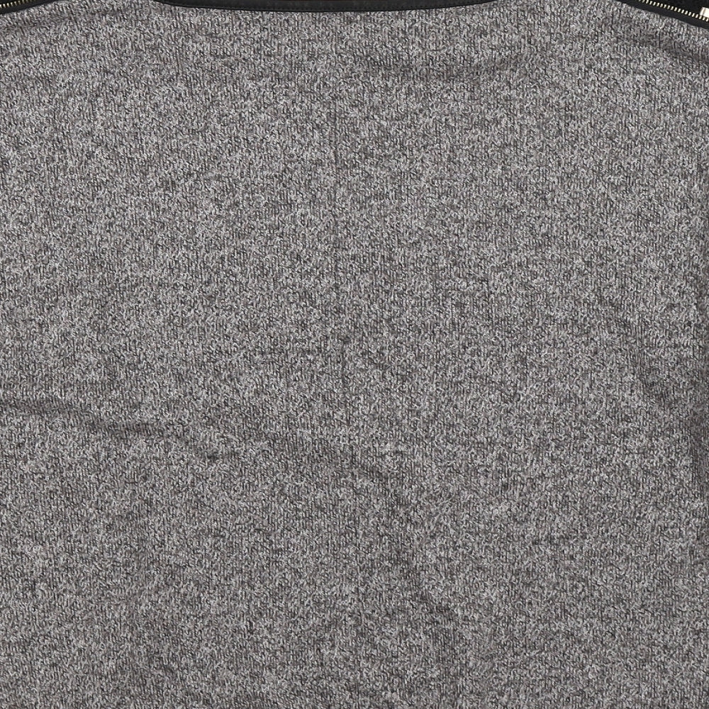 Preworn Womens Grey Knit Pullover Jumper Size L