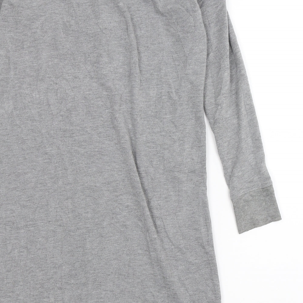 Preworn Womens Grey T-Shirt Dress Size S