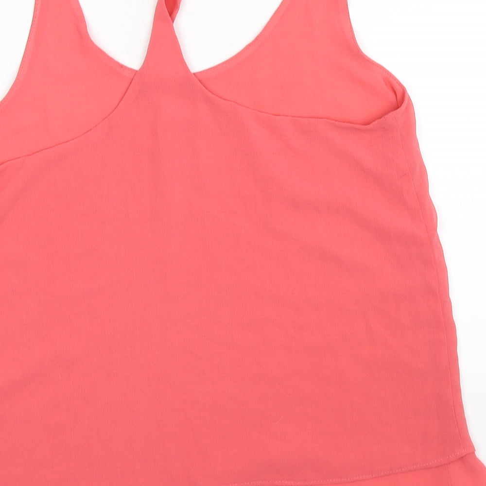 Zara Womens Pink Basic Tank Size S