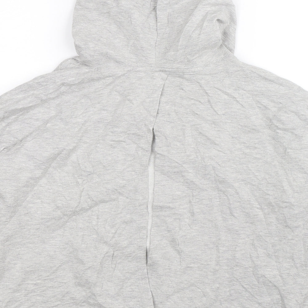 SOHO Womens Grey Pullover Hoodie Size M