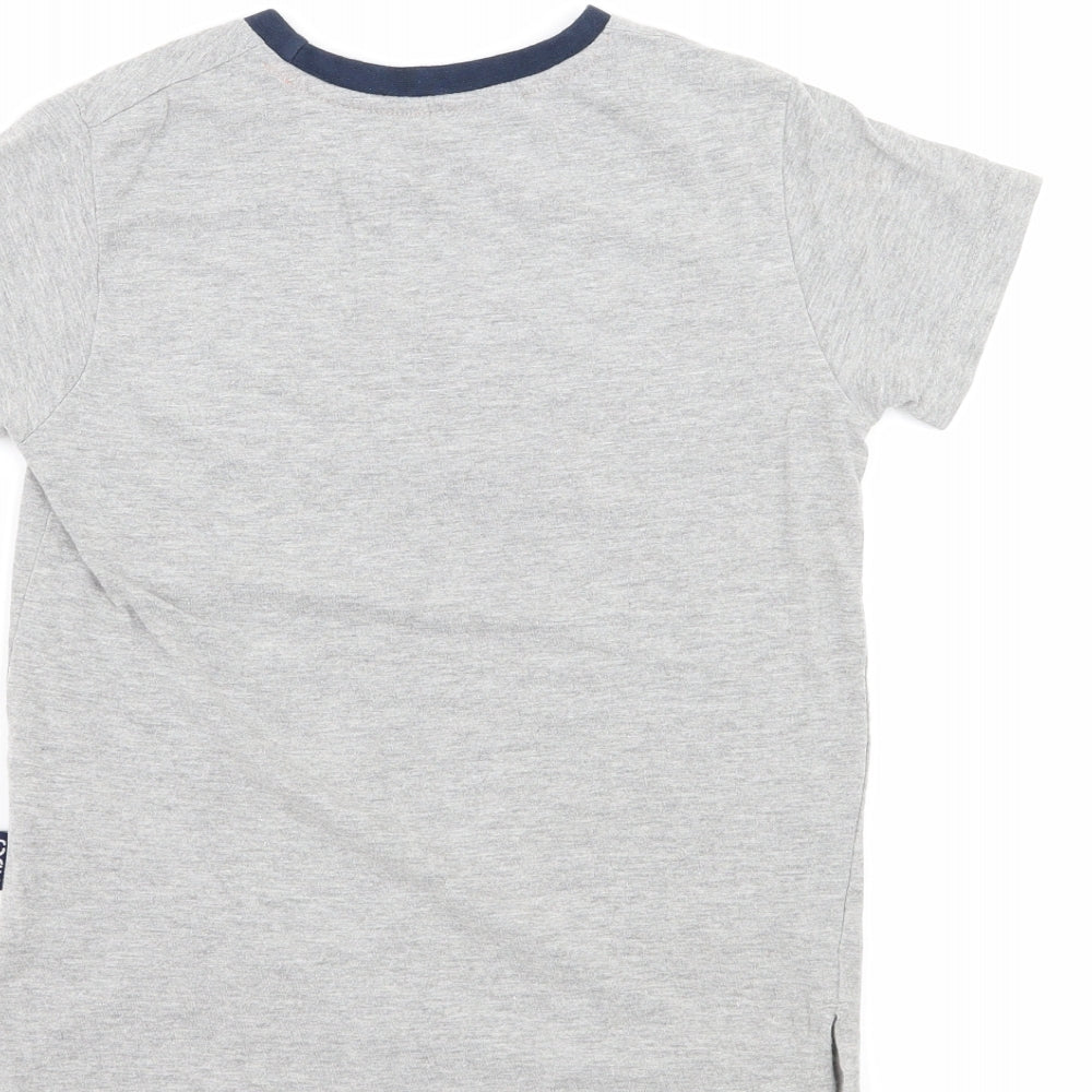 Primark Boys Grey Basic T-Shirt Size 5-6 Years