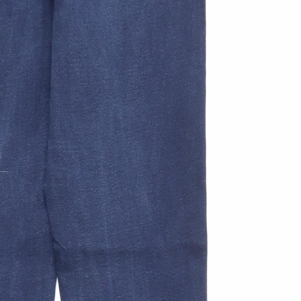 Denim & Co. Womens Blue Straight Jeans Size 10 L25 in