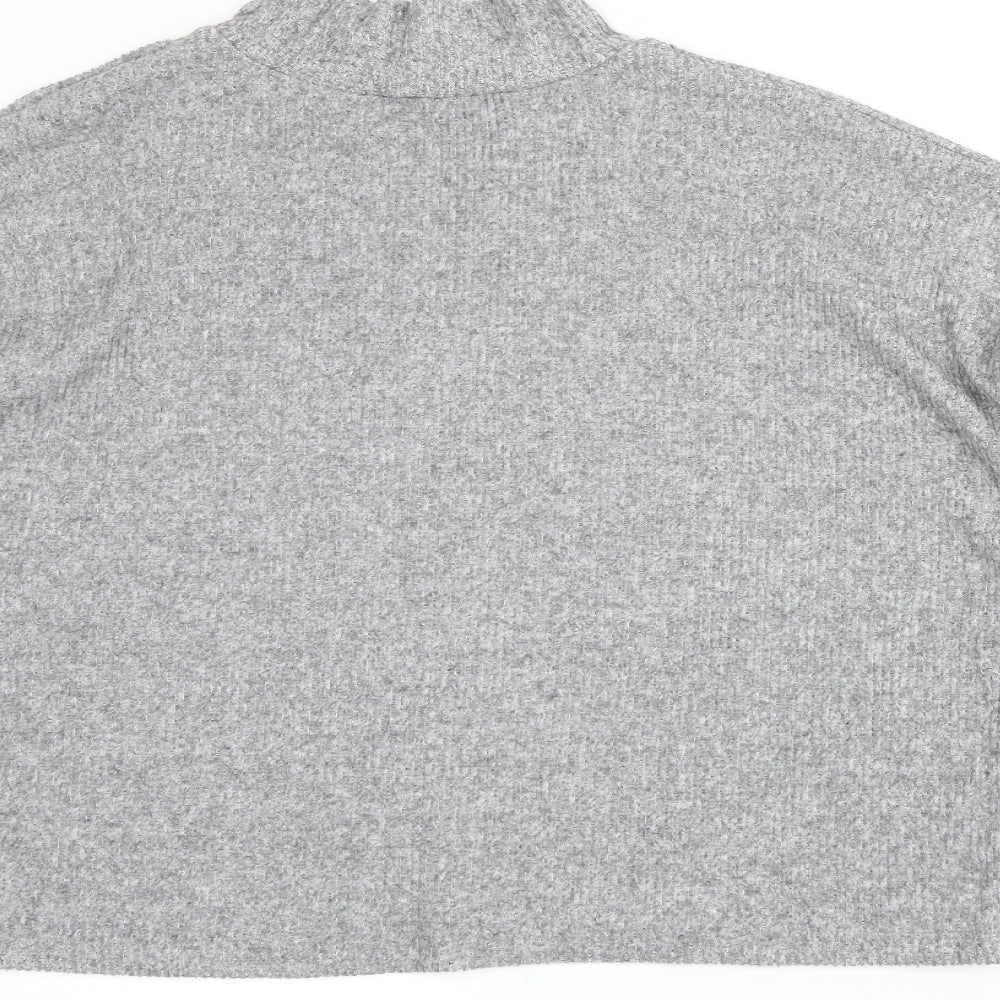 New Look Womens Grey Pullover Jumper Size L