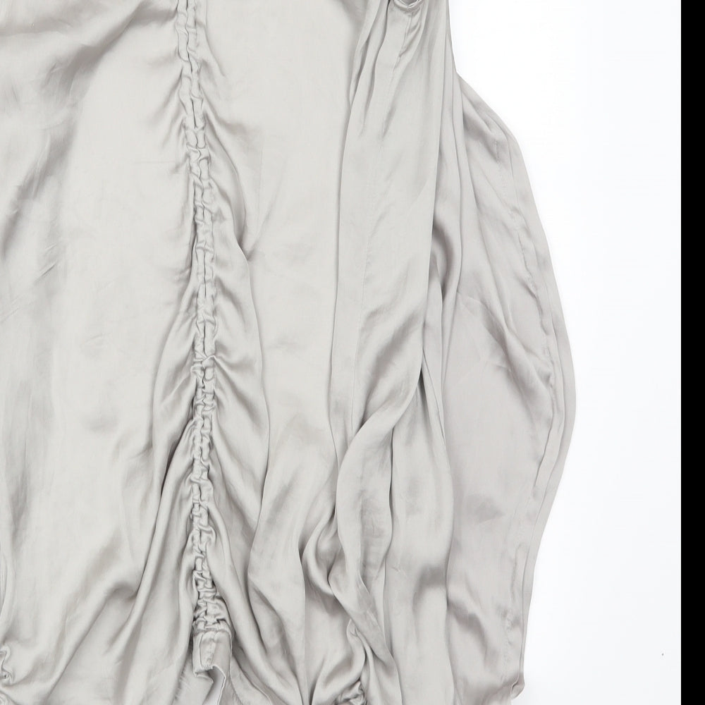River Island Womens Grey Basic Blouse Size 6