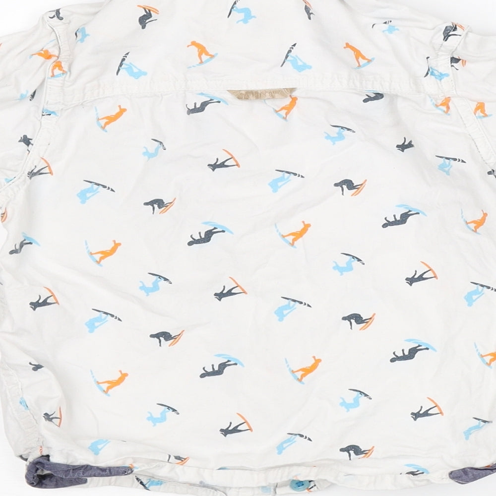 point cove Boys White Basic Button-Up Size 2-3 Years - surf