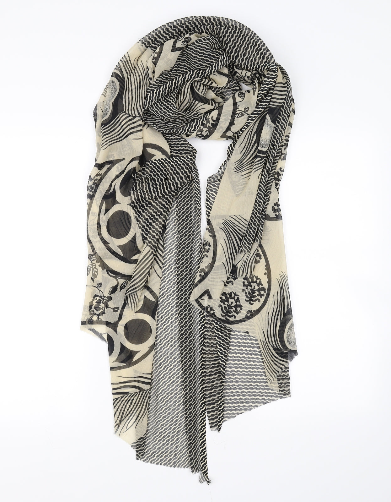 Preworn Womens Beige Scarf