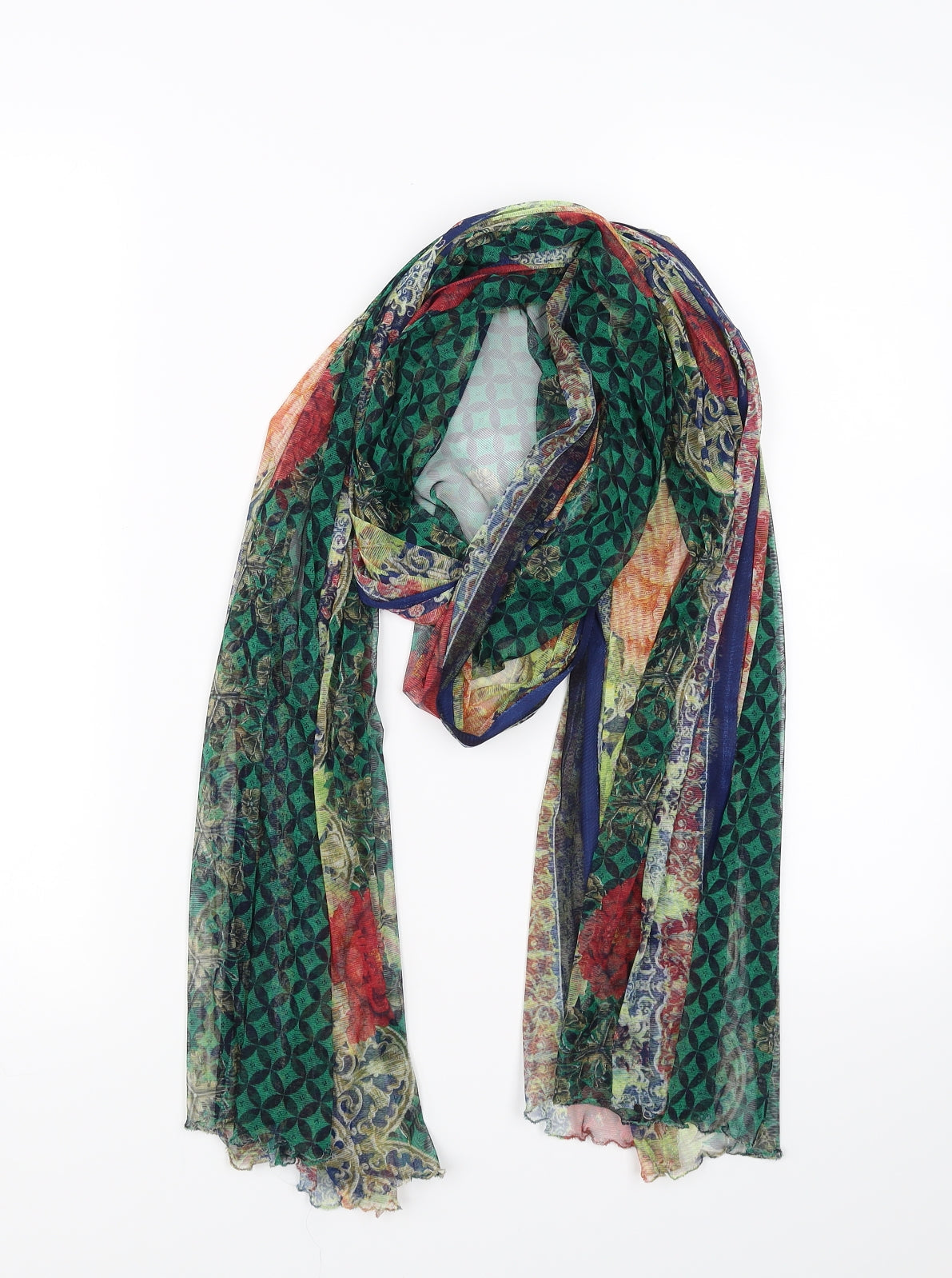 Preworn Womens Multicoloured Scarf