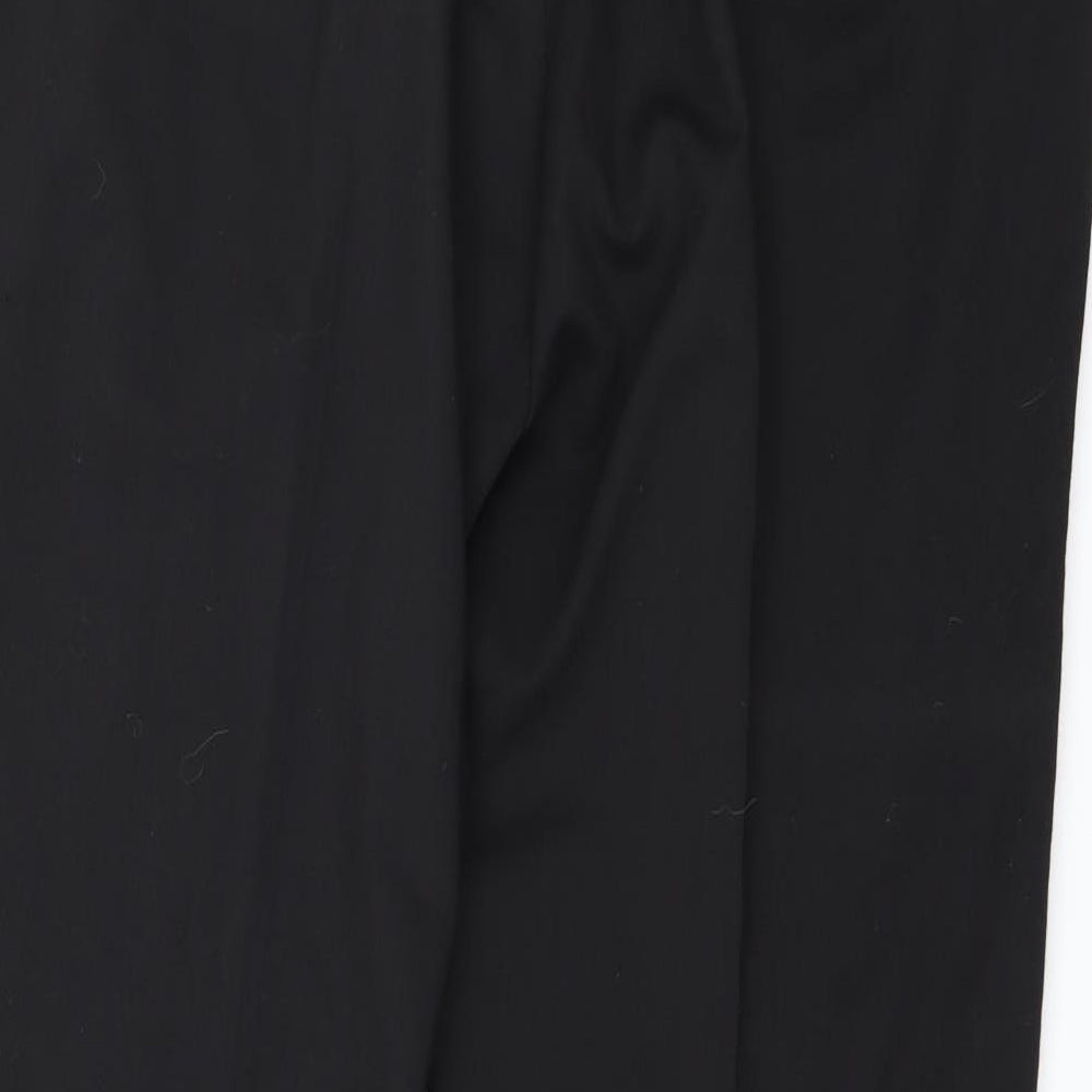 Preworn Mens Black Trousers Size 41 in L34 in - `