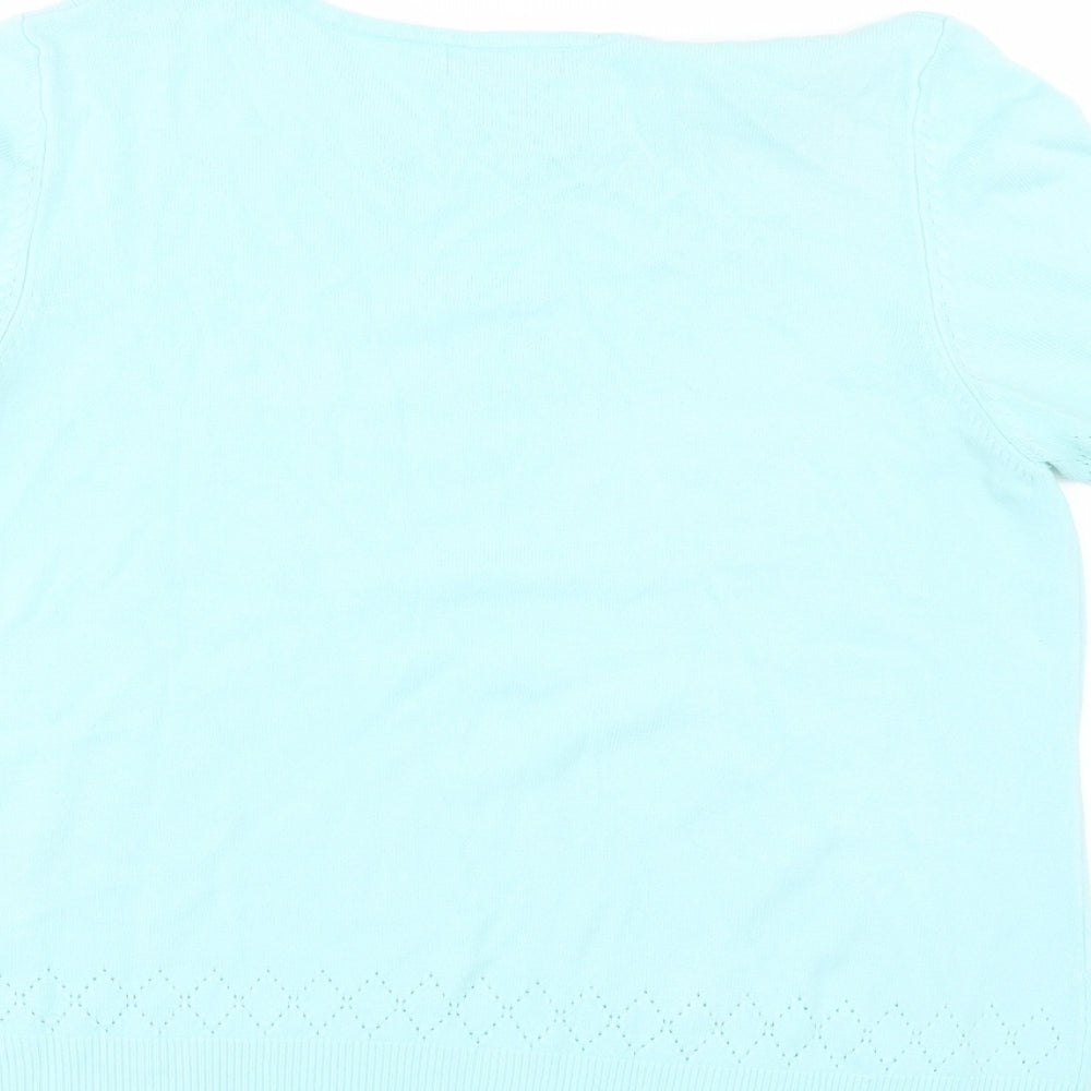 Debenhams Womens Green Pullover Jumper Size 18