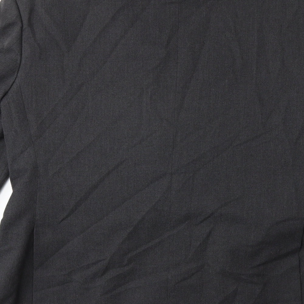 Preworn Mens Grey Jacket Suit Jacket Size 46