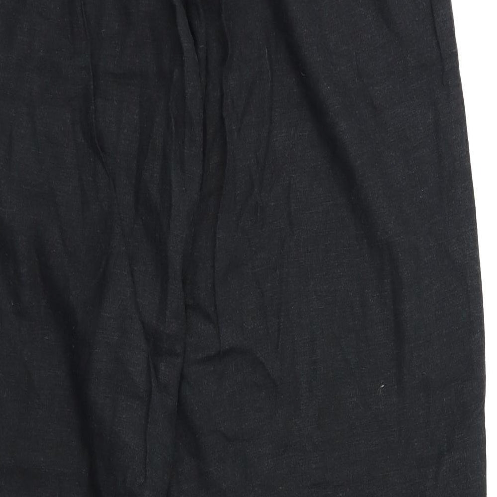 East coast Womens Black Trousers Size 16 L24 in