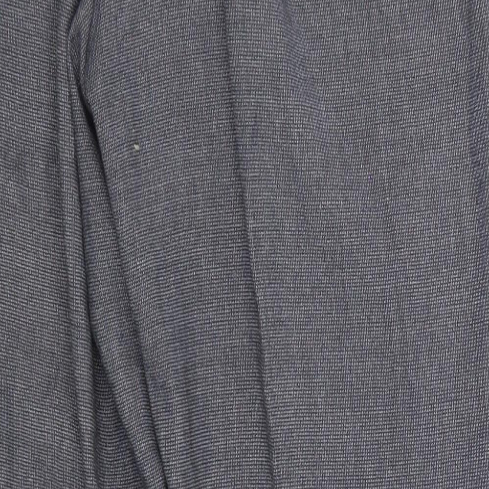 burton menswear Mens Grey Trousers Size 34 in