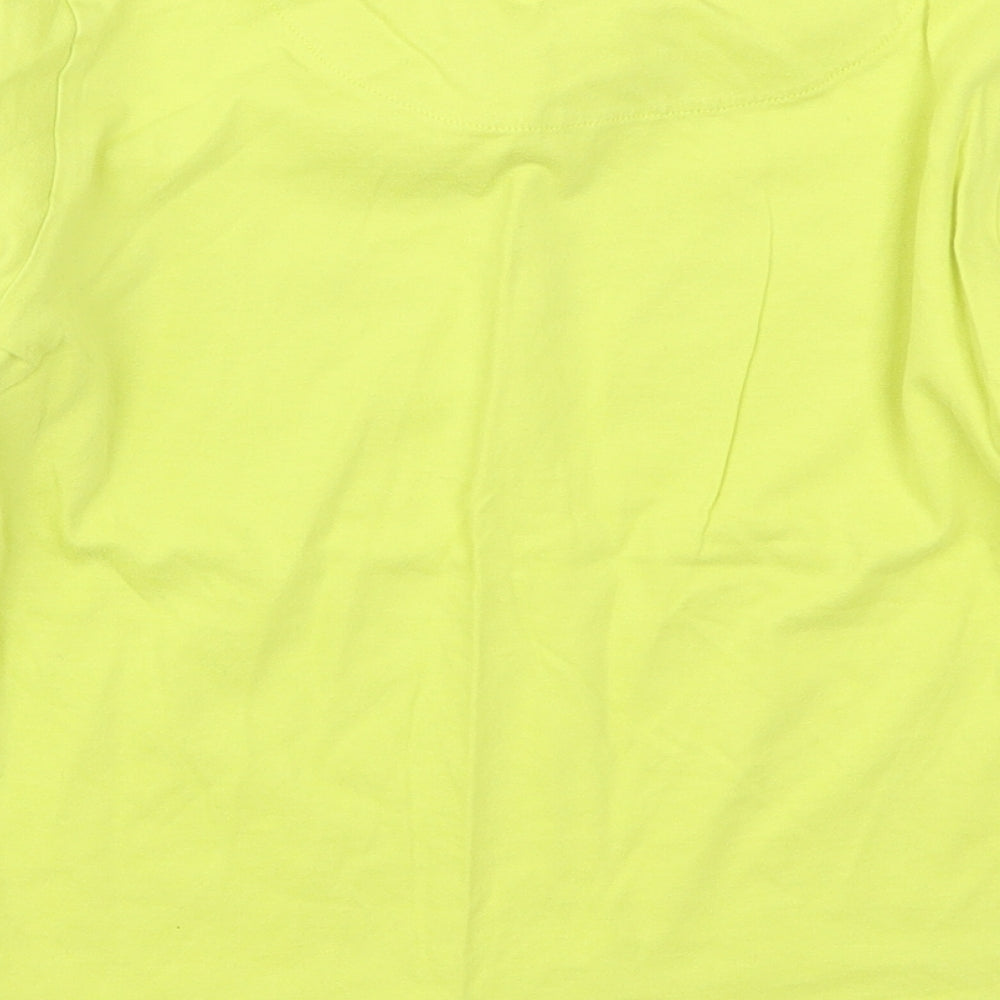 Very Boys Yellow Solid Pyjama Top Size 7 Years - Youth