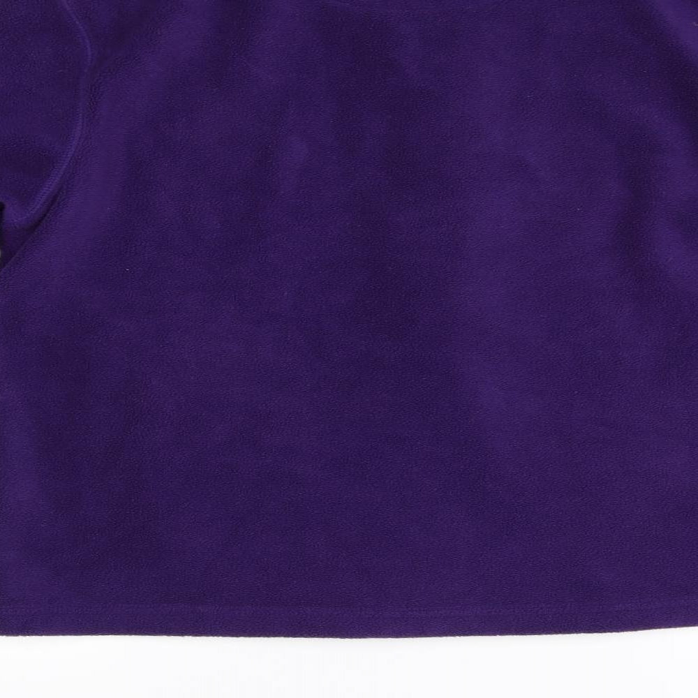 Pure & Natural Womens Purple Full Zip Jumper Size M