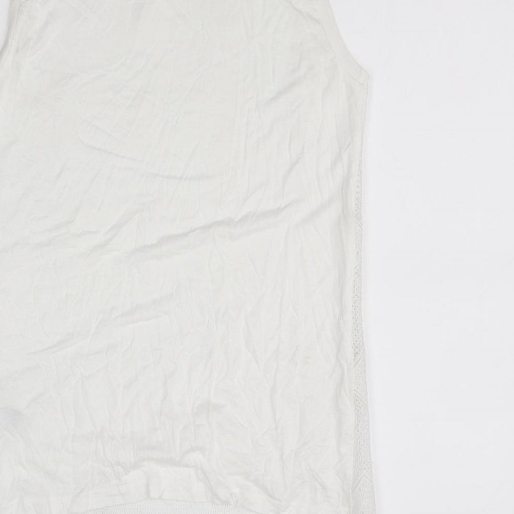 Dorothy Perkins Womens White Basic T-Shirt Size 12
