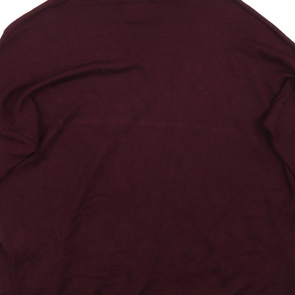 F&F Womens Purple Pullover Jumper Size 12