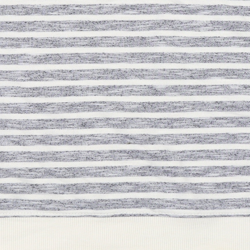 Primark Womens Blue Striped Pullover Sweatshirt Size 14