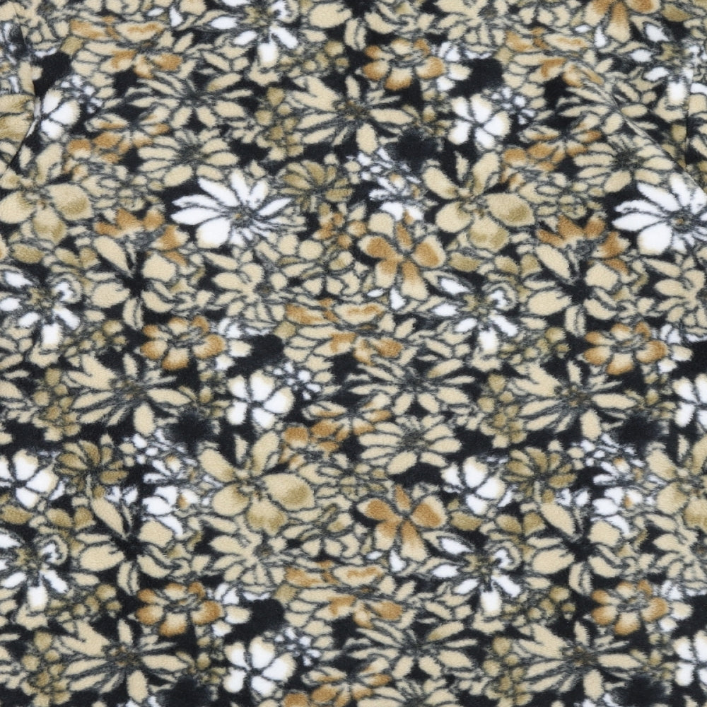 Classics Womens Beige Floral Jacket Size 16