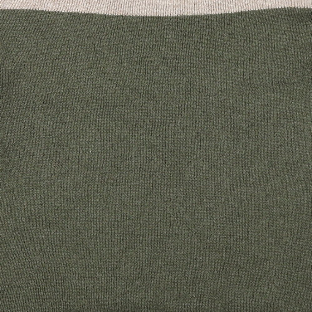 Wrap Womens Green Pullover Jumper Size XS