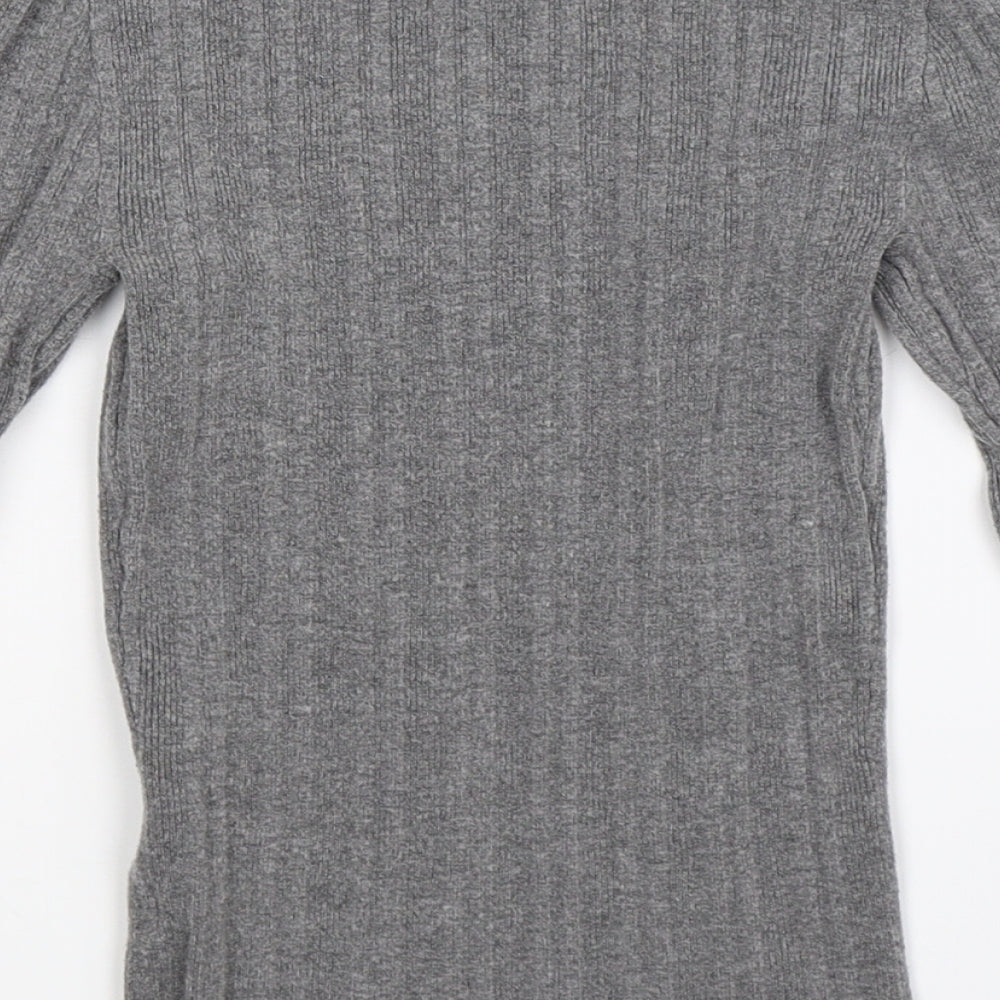 Primark Womens Grey Knit Pullover Jumper Size 8