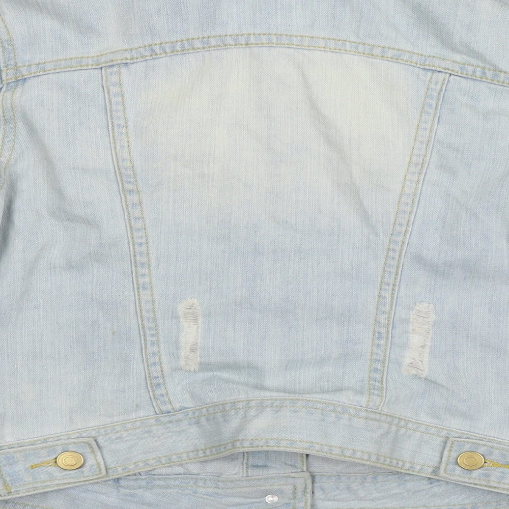 Denim Co Womens Blue Denim Jacket Size 8