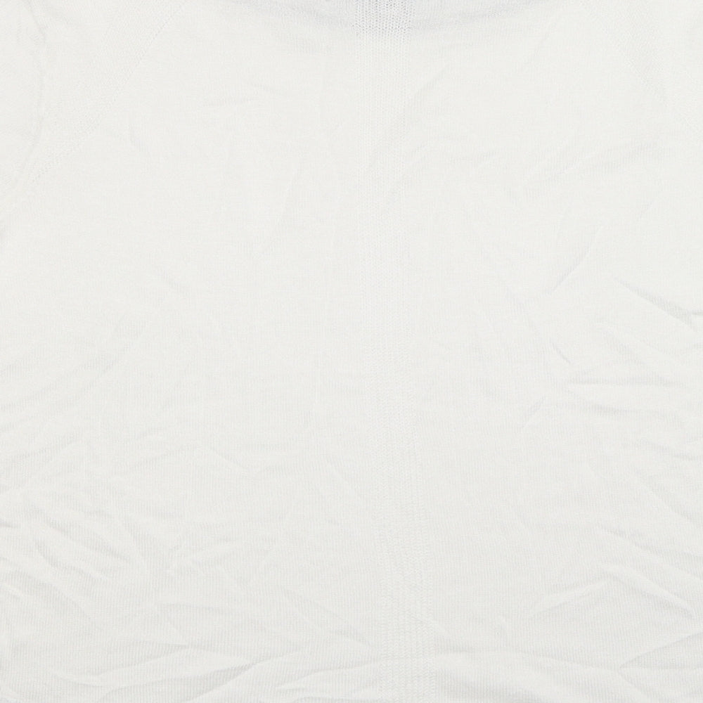 NEXT Womens White Knit Pullover Jumper Size 8