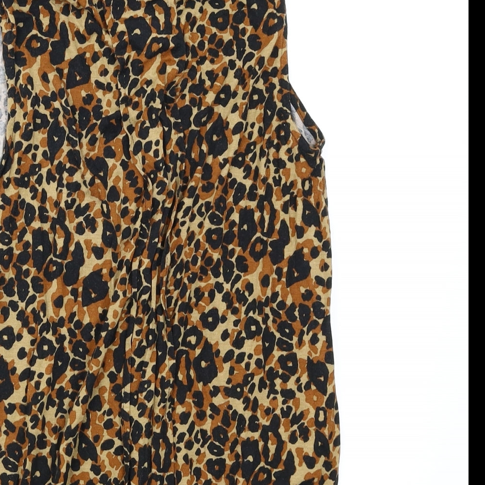 NEXT Womens Multicoloured Animal Print Basic Tank Size 6