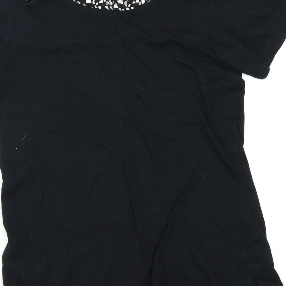 Atmosphere Womens Black Basic T-Shirt Size 6