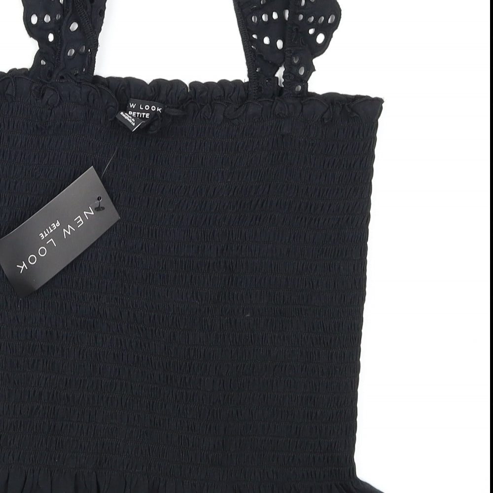New Look Womens Black Camisole Blouse Size L