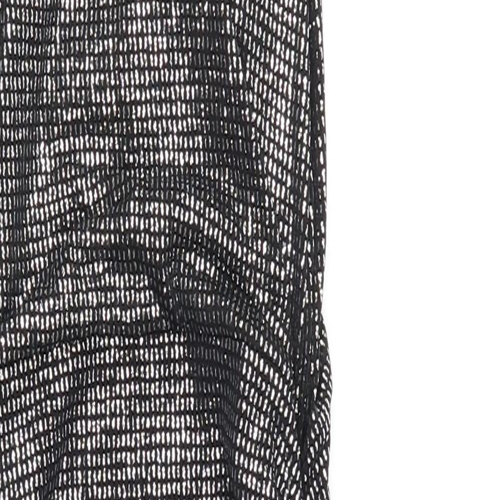 Boohoo Womens Black Bodycon Size 8
