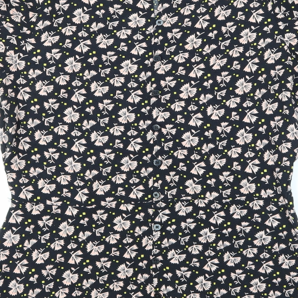 NEXT Womens Multicoloured Floral Skater Dress Size 8