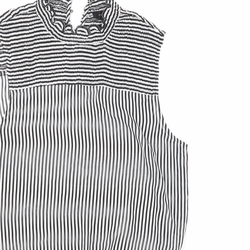 Atmosphere Womens Multicoloured Striped Basic Blouse Size 10