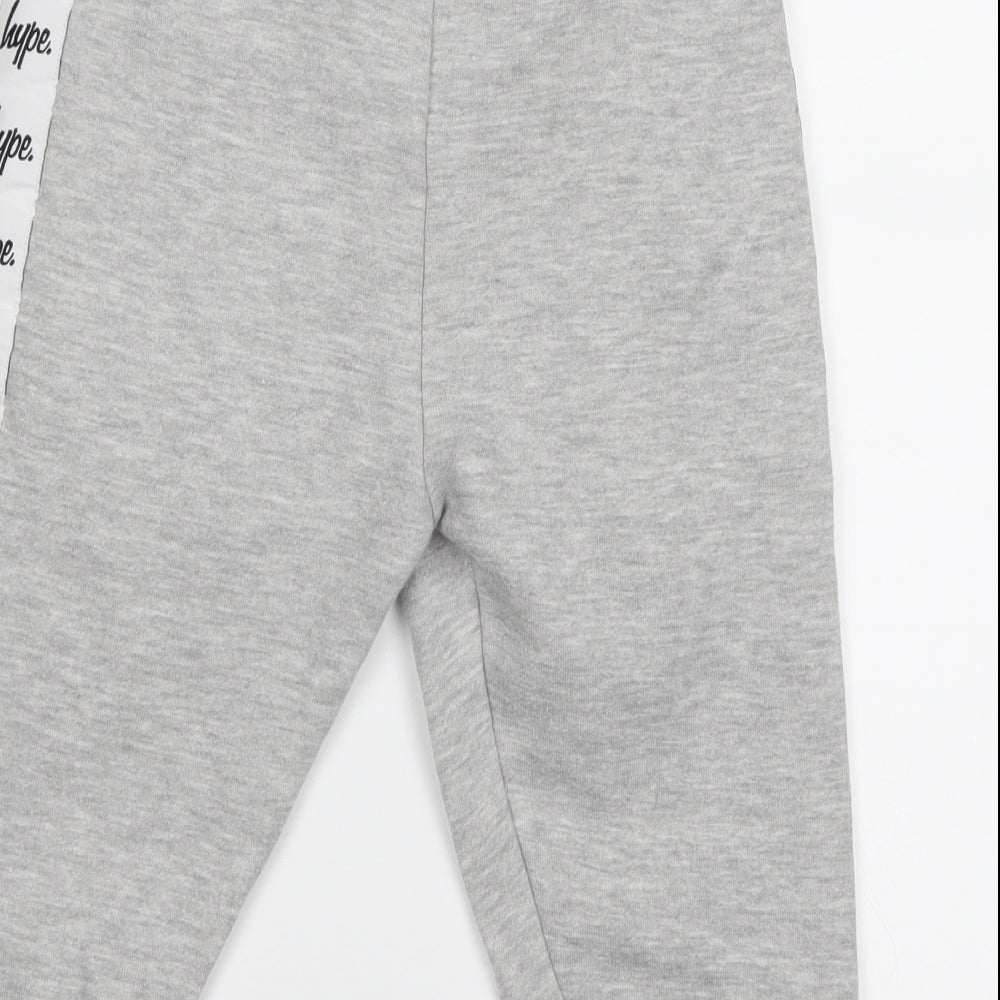 Hype Boys Grey Sweat Shorts Size 7 Years