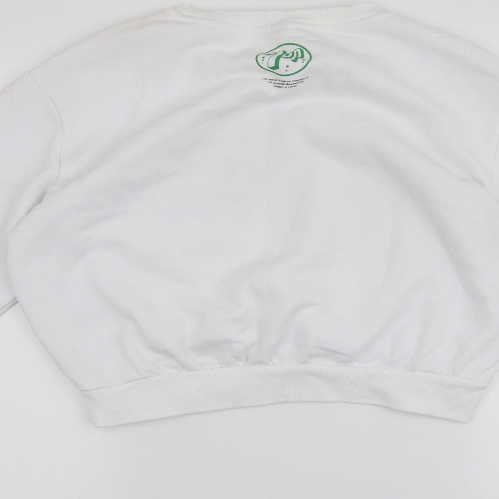 H&M Womens White Pullover Jumper Size S