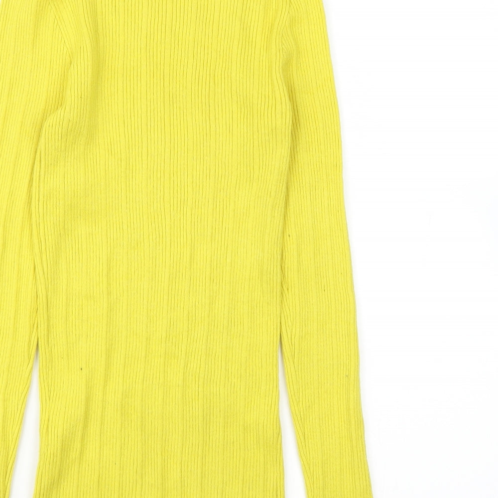 Primark Womens Yellow Pullover Jumper Size M