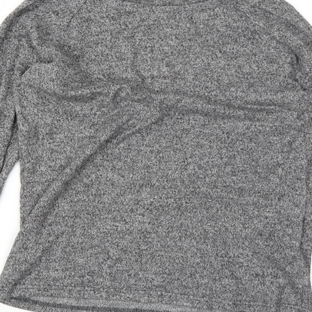 Love to lounge Womens Grey Basic T-Shirt Size XS
