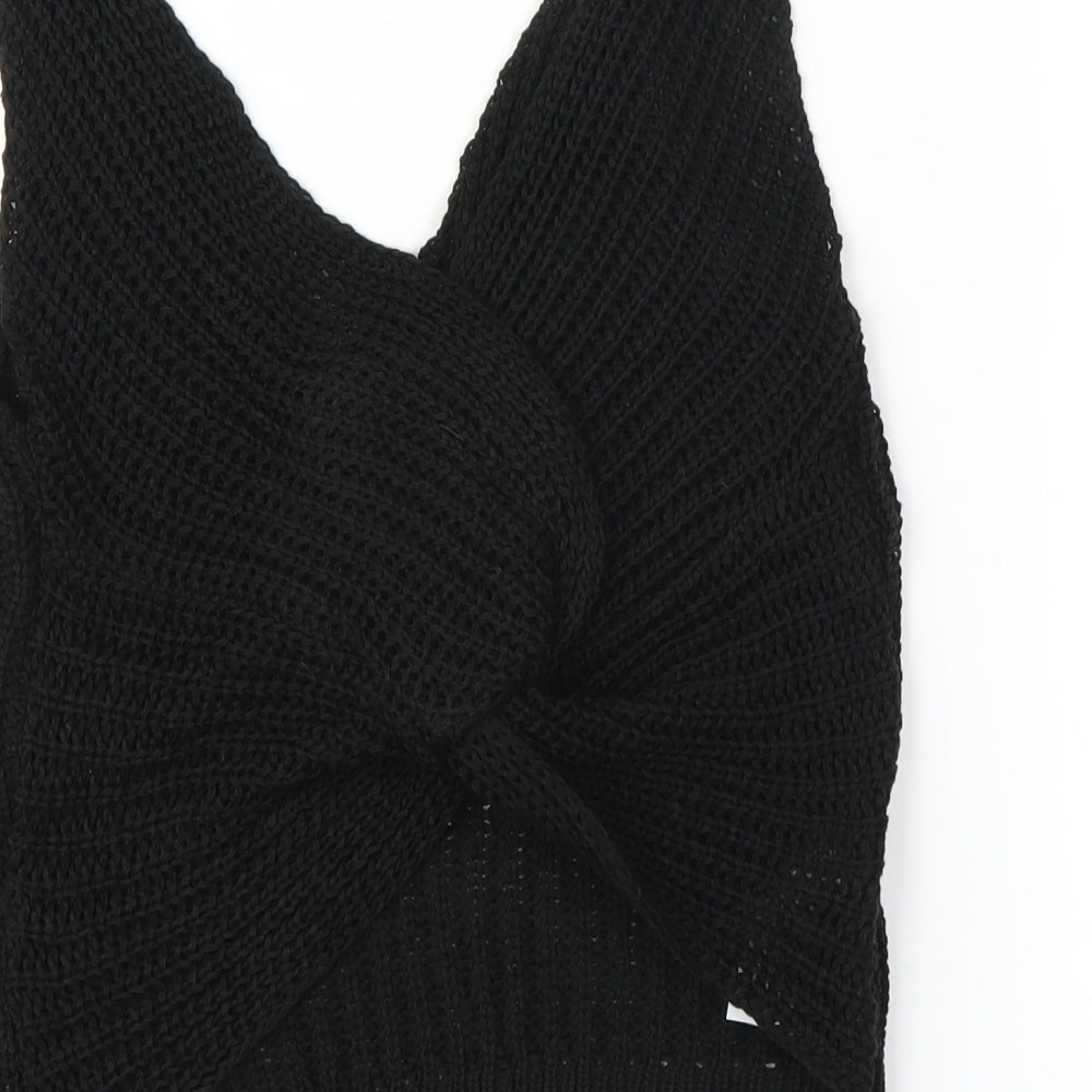 New Look Womens Black Pullover Jumper Size S